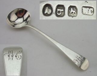 Georgian Silver Condiment Spoon - 1817 - William Chawner Ii photo