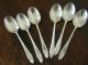 Cased Set Of 6 Hallmarked Solid Silver Demi Tasse Spoons - 1935 Other photo 1