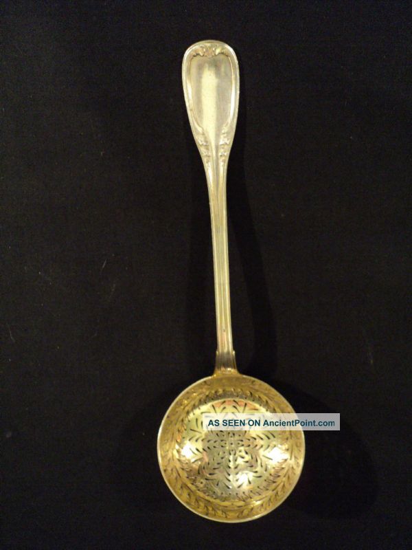 Continental/french Silver Gilt Sugar Sifter Other photo