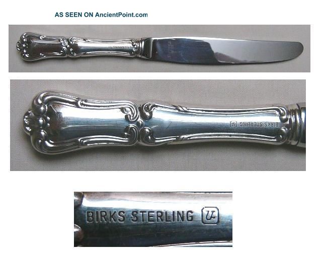 Francis I Luncheon Knife Modern Blade Birks Sterling Other photo