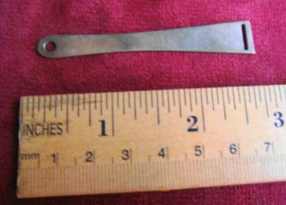 Antique Sterling Silver Sewing Bodkin Ribbon Threader Smaller photo