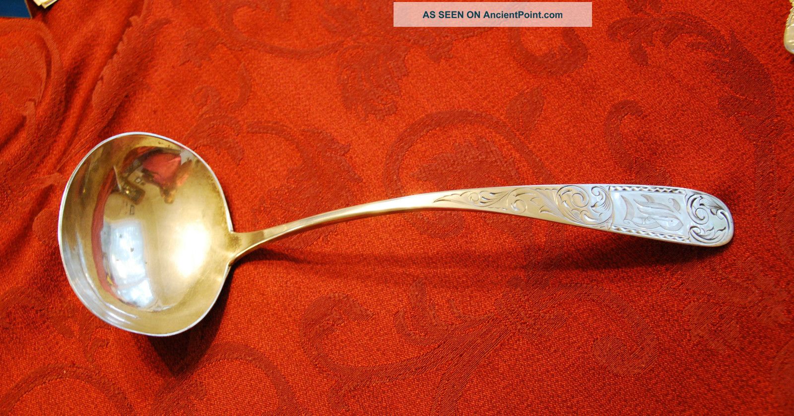 Justis & Armiger Sterling Soup Ladle Jeanie Bayly Cator Maryland Colonial Dames Other photo