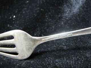 Wallingford Elegant Sterling Silver Baby Fork photo