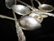 6 Artnouveau 1904 C - Scrolls+flowers 2.  75 Ounces Sterling Silver Coffee Spoons Other photo 9