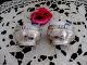 19th French Sterling Silver Salt Cellars 2pc Other photo 1