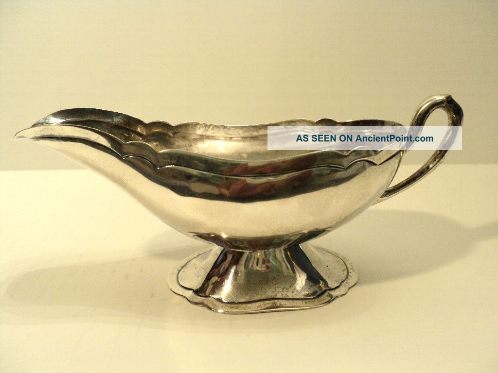 Classic Early Vigueras Mexico Sterling Silver Hand Made Gravy / Sauce Boat Other photo