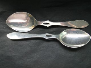 Pair Of Jam Spoon Made In Sterling Silver Sheffield 1972 photo