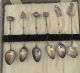 Huge Collection Of Antique Solid Silver Souvenir Teaspoons,  Pickles,  Forks,  Etc Souvenir Spoons photo 1