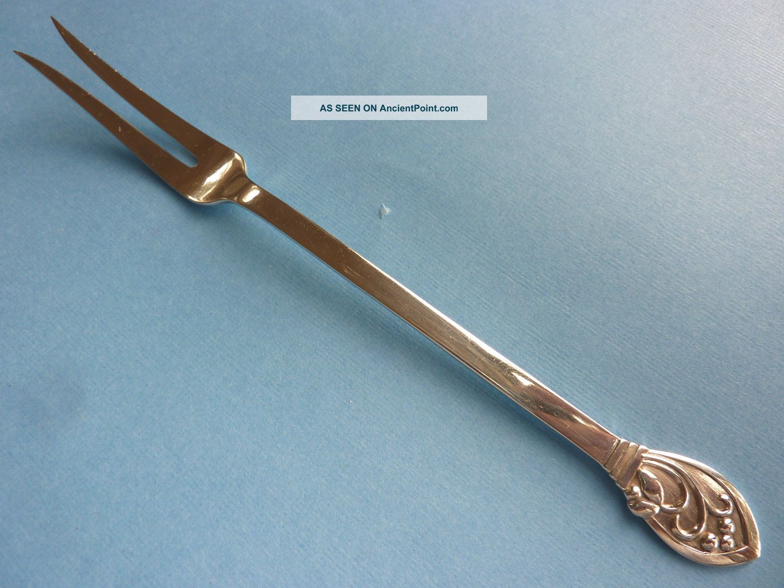 Copenhagen A Dragsted Ad Denmark Sterling Cold Meat/potatoe Fork Kersten Other photo