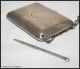 Antique Sterling Silver Art Deco Coin Holder Card Case England Other photo 2