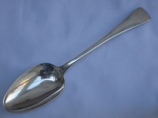 Large And Attractive Antique George Iii 1806 Sterling Silver Serving Spoon,  Lon photo