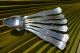 1920 Antique Solid Silver 800 Set Of 6 Spoons Art Deco Heavy Design One Of Kind Other photo 1