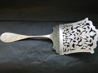 Cake Server Sterling 800 Silver - German Made Circa 1900 By Jager photo