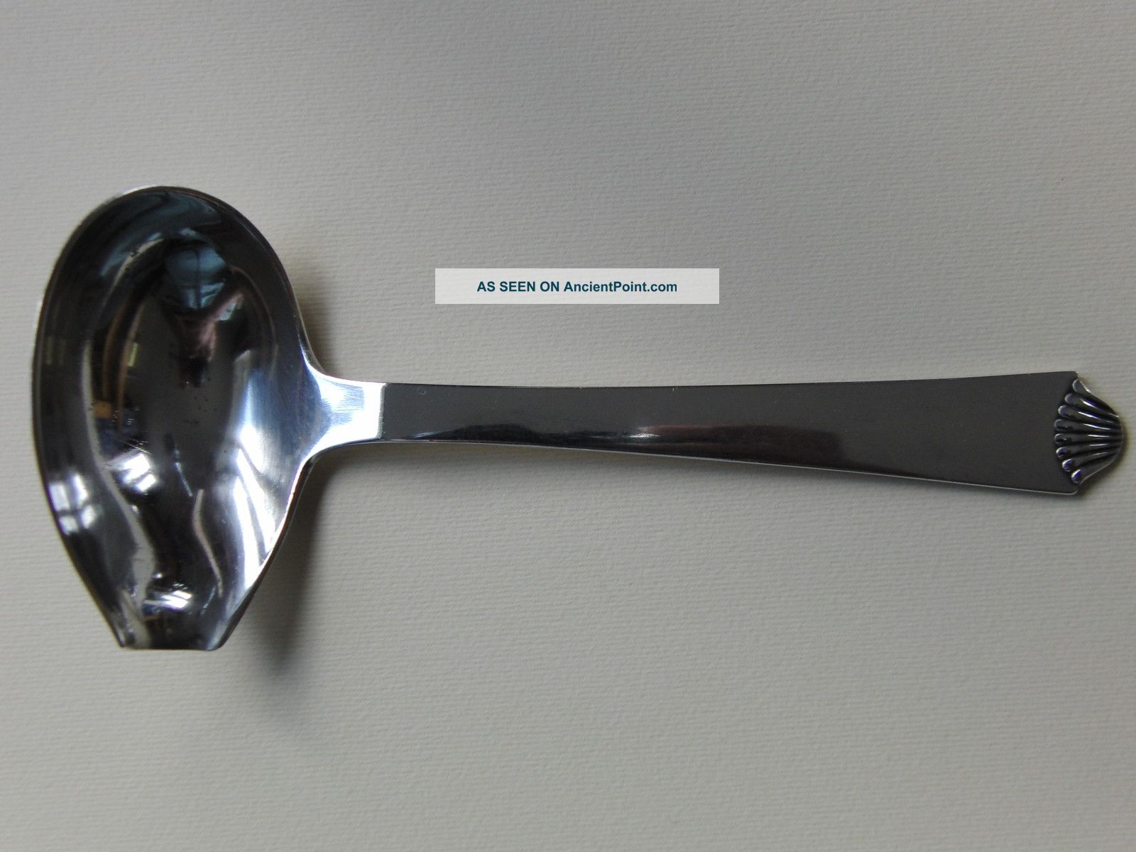 Hans Hansen Denmark Sterling Silver Sauce Gravy Ladle Vendome Pattern Other photo