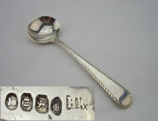 Georgian Silver Condiment Spoon - 1828 - John Harris Iv photo