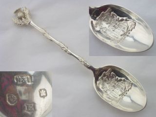 Edinburgh Silver Souvenir Spoon - 1910 - Hamilton & Inches photo