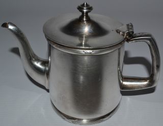 Arthur Price Silver Plate Teapot Cross Design Small Antique - Rare - photo