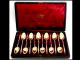 Antique French Sterling Silver Tea Spoons Set 12pc Box Other photo 4