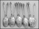 Antique French Sterling Silver Tea Spoons Set 12pc Box Other photo 8