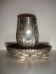 Exquisite Vintage Sharaby Judaica Israeli Jewish Fine Silver 999 Bowl And Cup Other photo 3