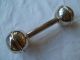 R.  Blackinton & Company Rare Sterling Silver Double Ball Dumbell Baby Rattle Other photo 3