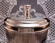 Silver Plate Canister Preserves & Lid 6” - Engraving Pattern - Shiny Other photo 11