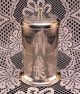 Silver Plate Canister Preserves & Lid 6” - Engraving Pattern - Shiny Other photo 6