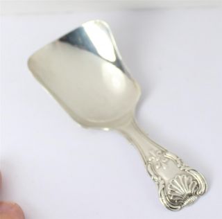 George Unite Victorian Silver Tea Caddy Shovel Design Spoon photo