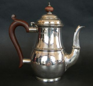 Goldsmiths & Silversmiths Classic Solid Sterling Silver Coffee Pot London 1930 photo