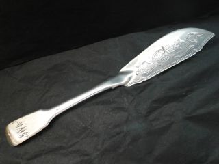Fiddle Pattern Butter Knife Made In Sterling Silver London 1814 photo