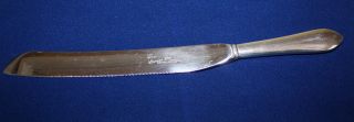 Sterling Silver Web Handle Carving Knife photo