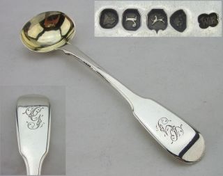 Georgian Silver Condiment Spoon - London 1832 - William Eaton photo