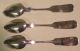 American Sterling Plain Spoons 3 Simmons & Walter Other photo 3