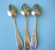 Set Of 3 Antique Ir Goodfellow Handcrafted Sterling Silver Spoons Other photo 2