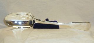 Early English Georgian Sterling Silver Serving Spoon 1821 Richard Poulden Rare photo