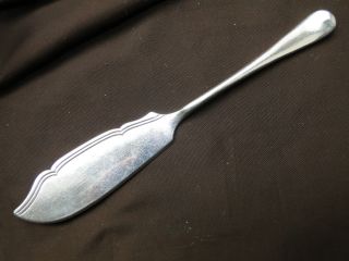 Small Butter Knife Sterling Silver Made In Sheffield 1890 By Atkin Bros photo
