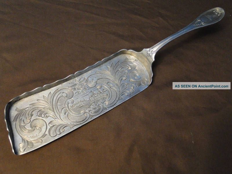 Wellington Pattern.  Sterling Silver Crumb Scoop Lond.  1895 By Holland&plater Other photo