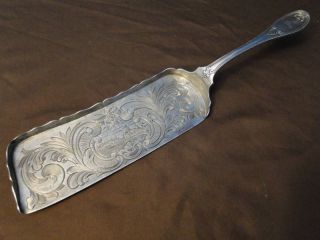 Wellington Pattern.  Sterling Silver Crumb Scoop Lond.  1895 By Holland&plater photo