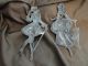 Pair Figurines 800 Italian Silver Made Circa 1950 Other photo 3