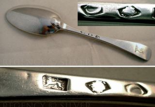George Ii 72g 1729 Georgian Sterling Silver Hanoverian Double Drop Table Spoon photo