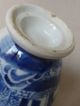 Antique Chinese Blue & White 18th Century Tea Caddy Vases photo 10