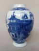 Antique Chinese Blue & White 18th Century Tea Caddy Vases photo 1
