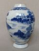 Antique Chinese Blue & White 18th Century Tea Caddy Vases photo 3