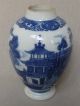 Antique Chinese Blue & White 18th Century Tea Caddy Vases photo 5