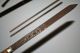 Antique Chinese Carved Hard Wood Ox Bone Inlaid Travel Set Chopsticks 19th Qing Other photo 9