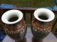 Two Huge Chinese Oriental Gorgeous Porcelain Palace Ground Floor Vases Vases photo 6