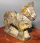 Ancient Chinese Hetian Jade Hand - Carved Jade Statue Horse 2.  9inch Horses photo 1