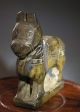 Ancient Chinese Hetian Jade Hand - Carved Jade Statue Horse 2.  9inch Horses photo 3