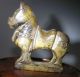 Ancient Chinese Hetian Jade Hand - Carved Jade Statue Horse 2.  9inch Horses photo 5