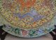 Qing Dynasty Qianlong Imperial Ware Famille Rose Porcelain Plate With Five - Drago Vases photo 4